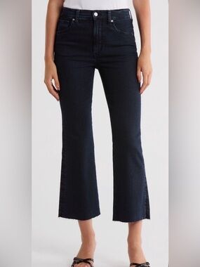 Etica Hi-Waist Crop Flare Jeans. Ladies 28